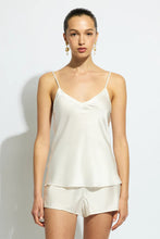 Load image into Gallery viewer, SILK CAMI CREME
