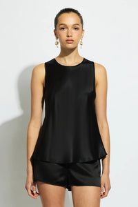 SILK SINGLET BLACK