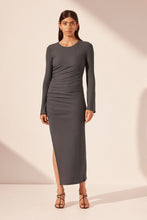 Load image into Gallery viewer, BEAU GATHERED MIDI DRESS
