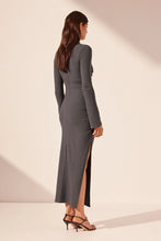 Load image into Gallery viewer, BEAU GATHERED MIDI DRESS
