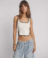 Load image into Gallery viewer, KNITTED SCALLOP TANK TOP
