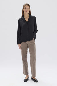 ESSIE SILK LONG SLEEVE SHIRT