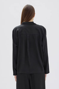 ESSIE SILK LONG SLEEVE SHIRT