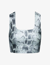 Load image into Gallery viewer, FAUX LEATHER ANIMAL CROP
