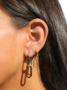 CELINE EARRINGS SILVER/GOLD