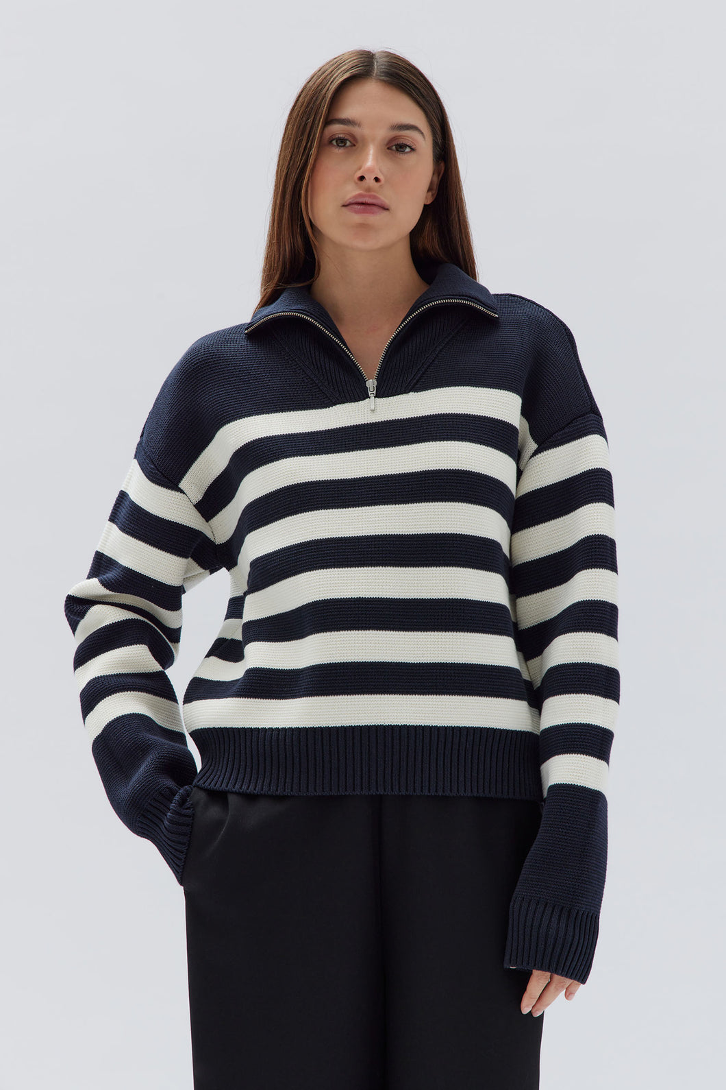 PARISIENNE QUARTER ZIP JUMPER