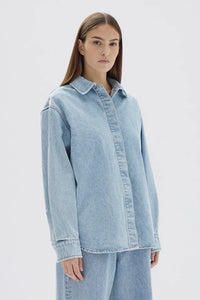 RYLEE DENIM OVERSHIRT