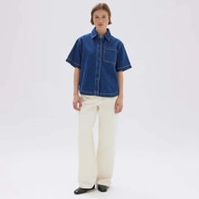 Load image into Gallery viewer, MARLOW BOXY DENIM SHIRT
